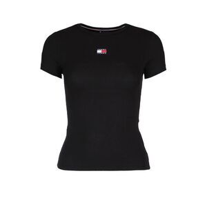 Tommy Hilfiger Jeans Women Slim Badge Rib Tee